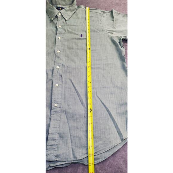 Polo Ralph Lauren Shirt Mens Sz XL Green Long Sleeve Button Down Cotton C24-55 - Picture 2 of 8